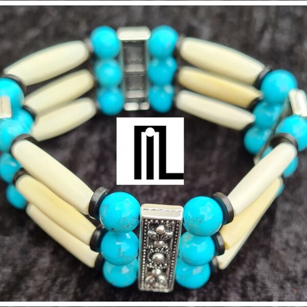 BRACELET INDIEN sur mesure Hairpipe