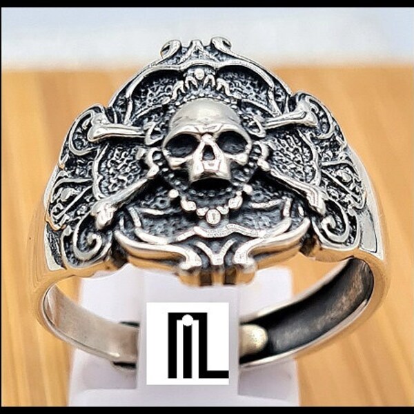 Bague argent réglable SKULL petites tailles