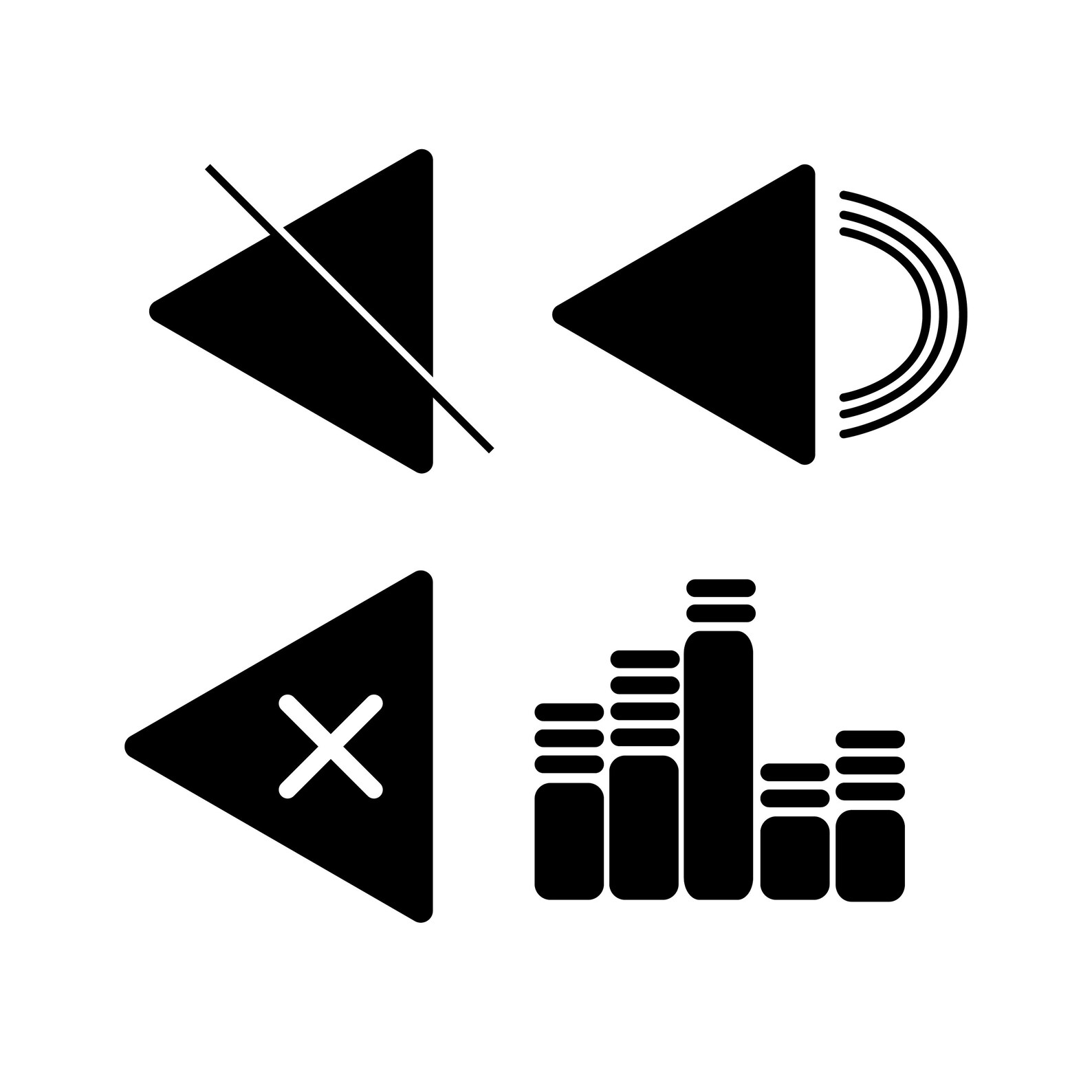 Simboli di volume icone suono telefono musicale cricut Etsy