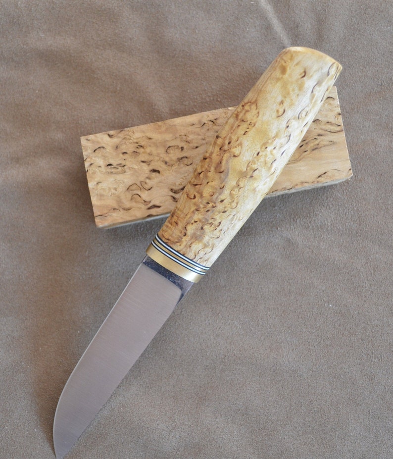 Handmade Knife Puukko Knife Edc Knife Bushcraft Knife Etsy