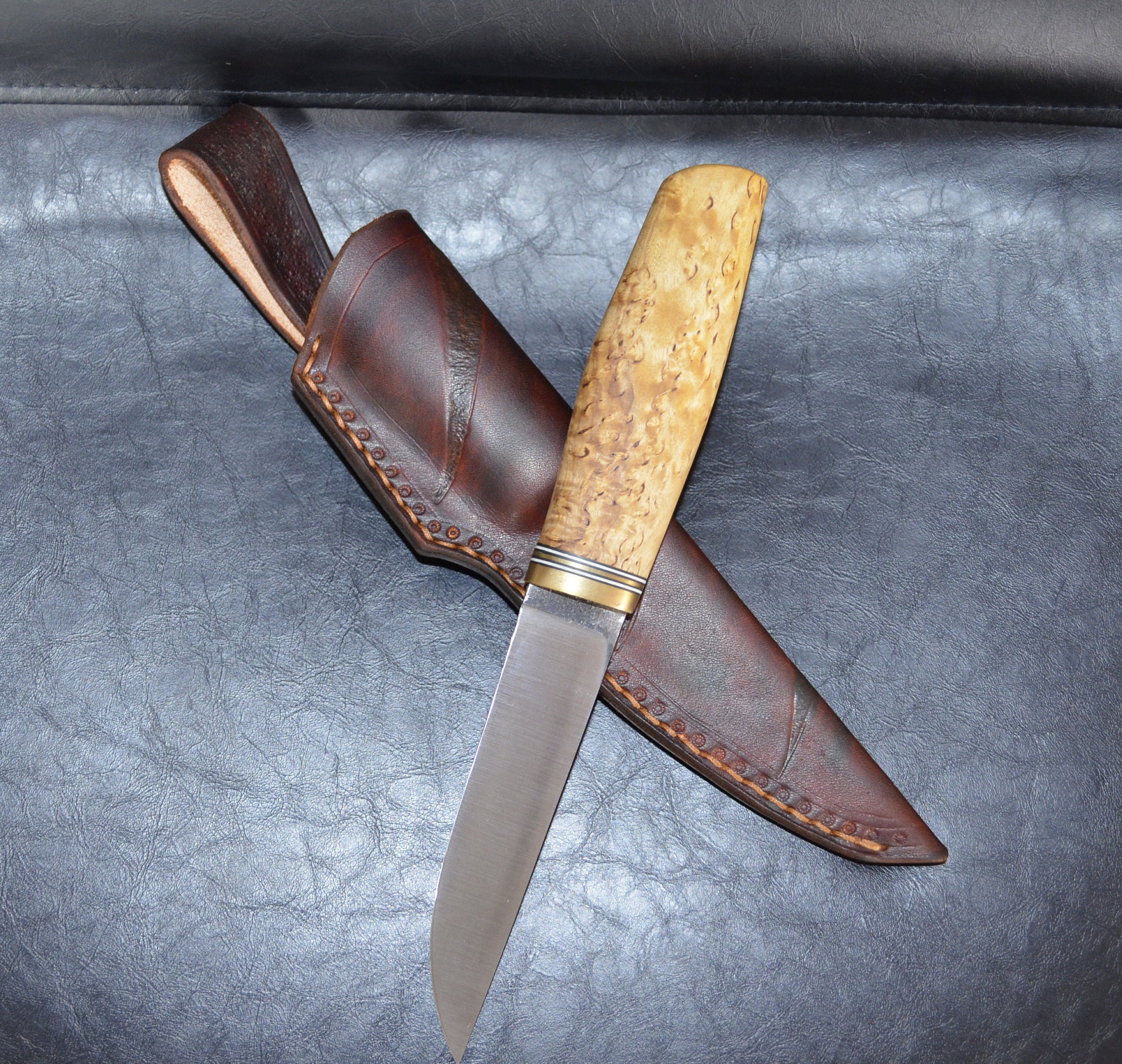 Handmade knife puukko knife edc knife bushcraft knife Etsy