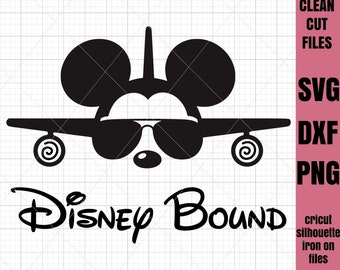 Download Mickey airplane svg | Etsy