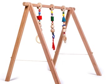 etsy wooden play gym