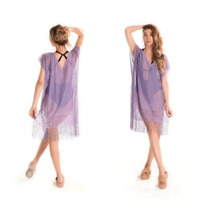 Women&#39;s Beachwear Dress Beach Cover Up Swimsuit Summer Bikini Swimwear Diana Cover-up Pareo Beach Dress by INGODI