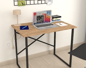 90cm Computer Desk, Writing Desk, Space Saving Work Table for Bedroom, Office or Living Room