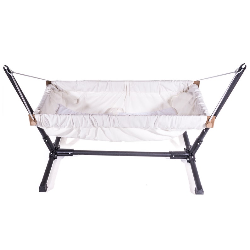 wooden baby bassinet