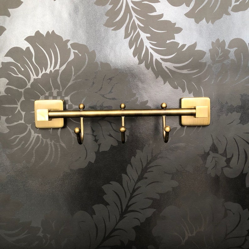 3 Hooks Towel Robe Coat Hanger Wall Mounted 12 InchWall Etsy