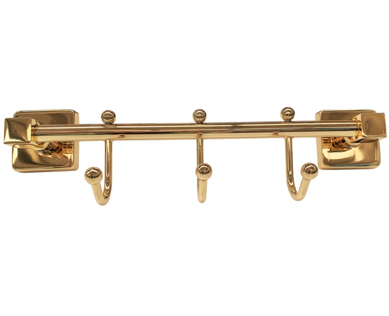 3 Hooks Towel Robe Coat Hanger Wall Mounted 12 InchWall Etsy