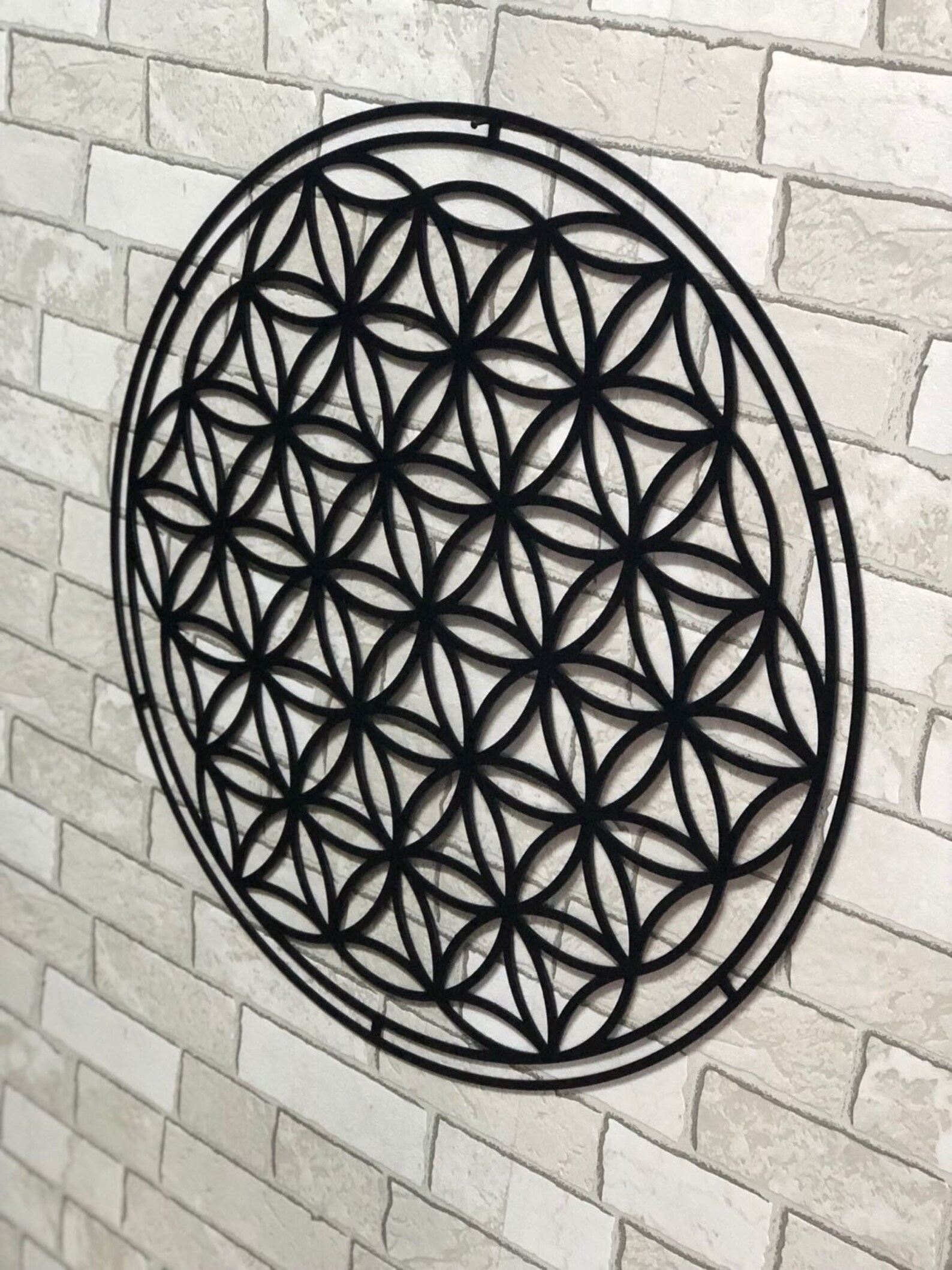 Blume Des Lebens Auf Wand Malen