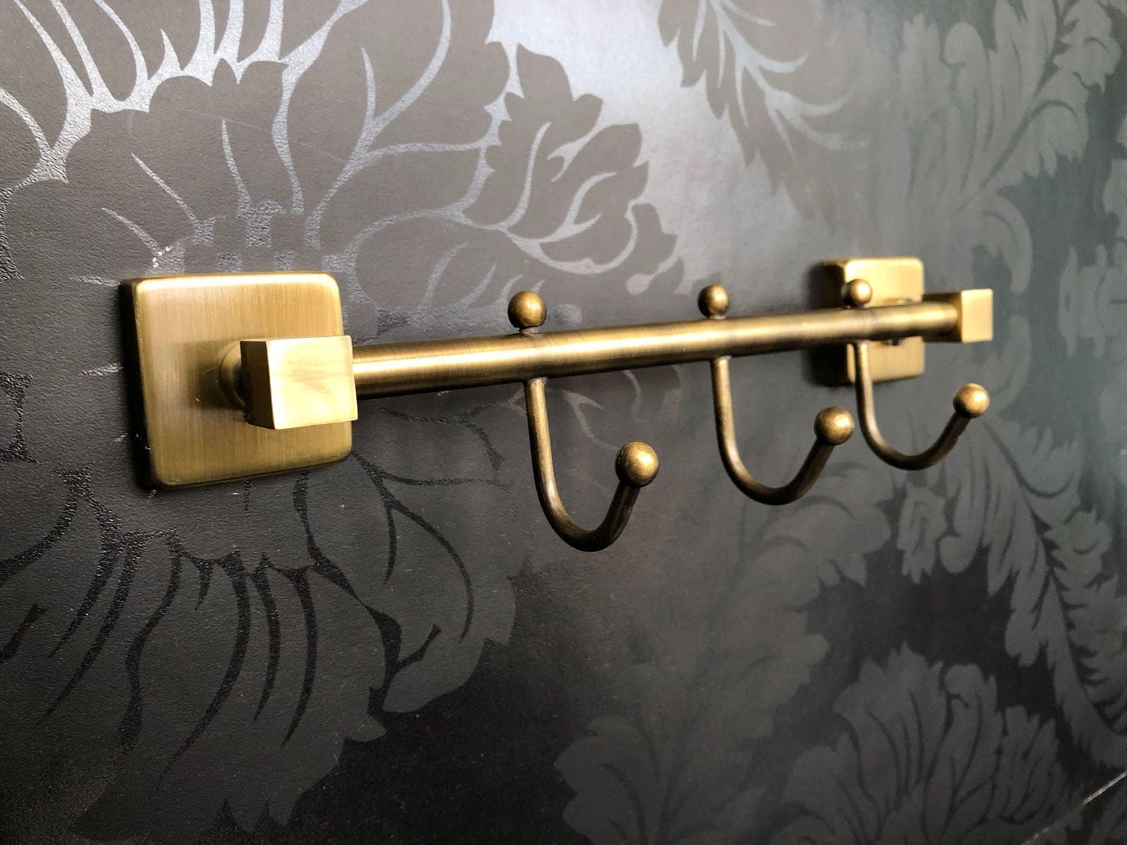 3 Hooks Towel Robe Coat Hanger Wall Mounted 12 InchWall Etsy