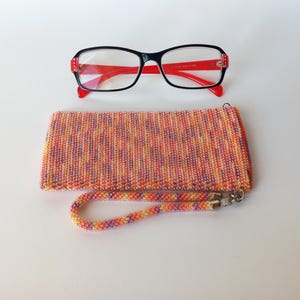 Beaded Glasses Case: Handmade Crochet Eyewear Pouch