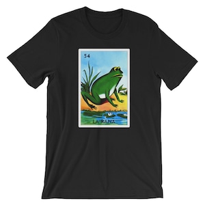 Mexican Loteria Tshirts - La Rana T Shirt