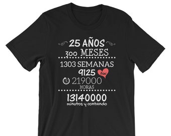 Regalo de Aniversario de Bodas 15 Años - Camiseta de Aniversario de Bodas