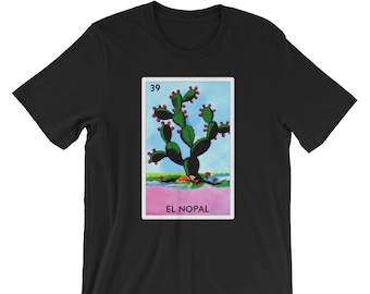 Mexican Loteria Tshirts - El Nopal T Shirt