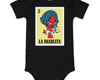 loteria baby onesie
