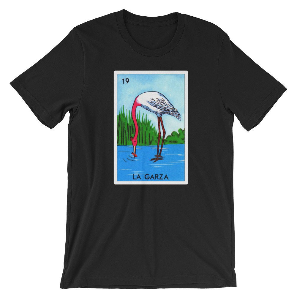 Mexican Loteria Tshirts - La Garza T Shirt