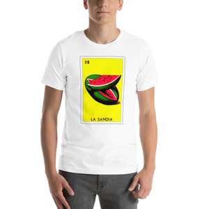 Mexican Loteria Tshirts - La Sandia T Shirt