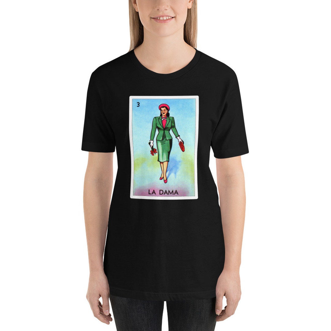Lotería Mexicana Playeras De Loteria Mayoreo Playera De La Dama