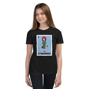 Maillots Mexicains Loteria pour enfants - La Chingonsita Loteria T-Shirt