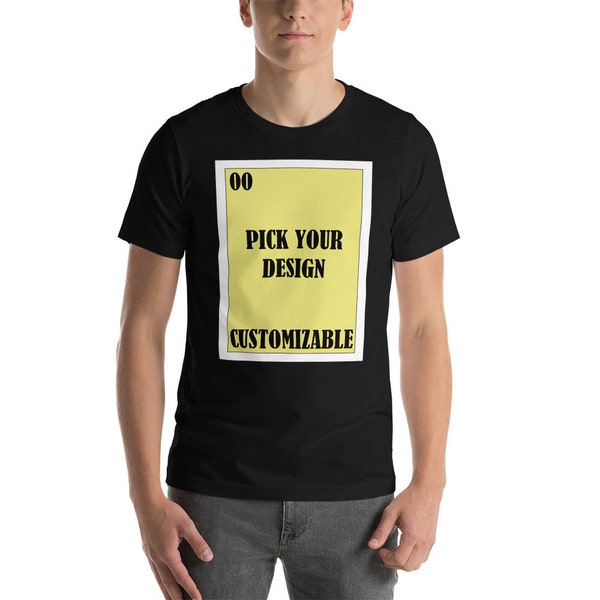 Custom Loteria Shirt - Choisissez le design et le texte!