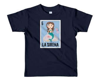 Loteria Shirts for Kids La Sirena Loteria Tshirt