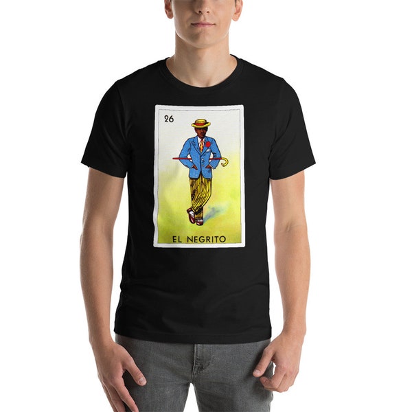 Mexican Loteria Tshirts - El Negrito T Shirt