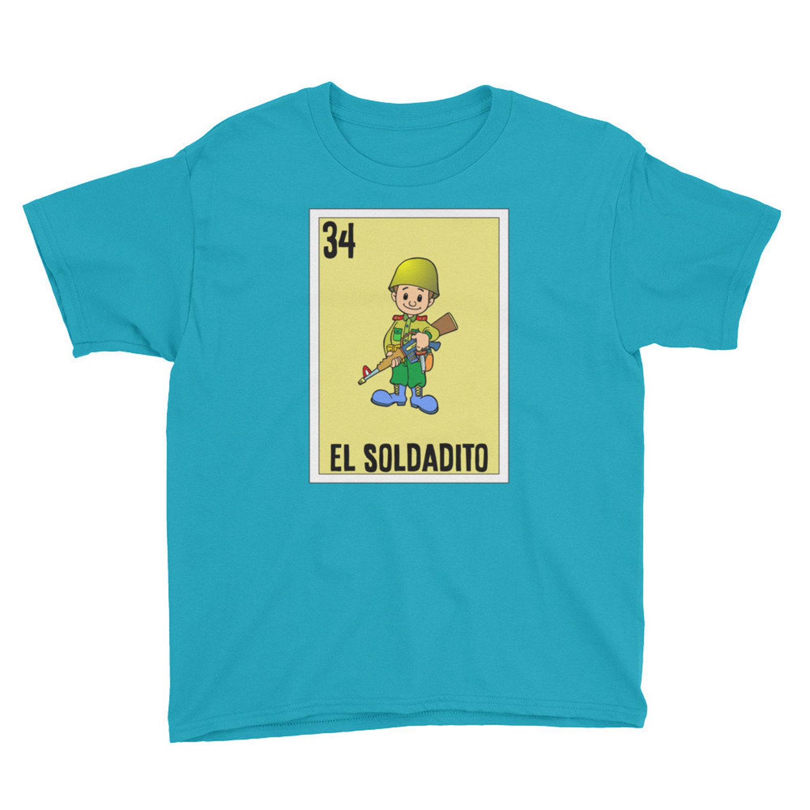 Loteria Shirts for Kids El Soldadito Loteria Tshirt Etsy