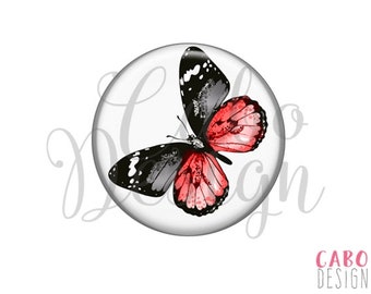 Cabochon Motiv Pferd Polygon pink Tier A4792