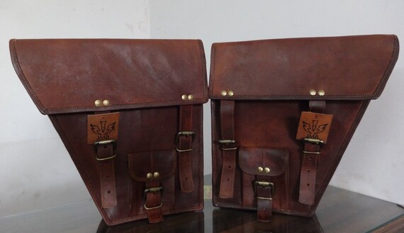 leather motorcycle pouch