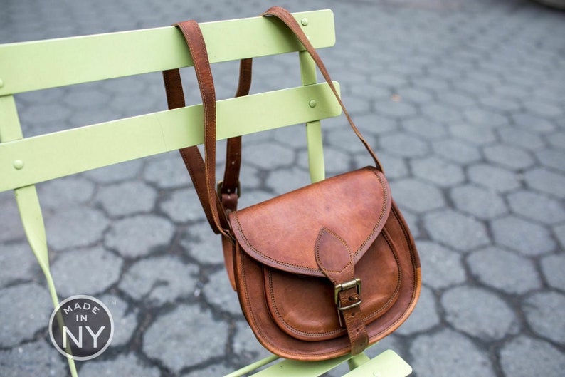 New Handmade Designer Hobo Real Leather Satchel Saddle Bag Retro Rustic Vintage