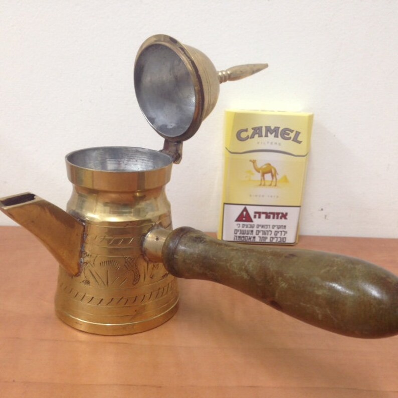 Antique Brass Coffee Maker Etsy