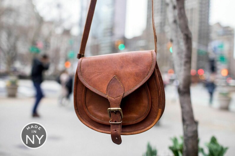 New Handmade Designer Hobo Real Leather Satchel Saddle Bag Retro Rustic Vintage