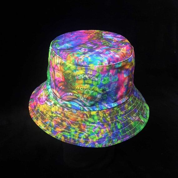 Psychedelic Puddle Festival Bucket Hat 
