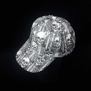 Geometric Black and White Festival Baseball Cap | SHRINE