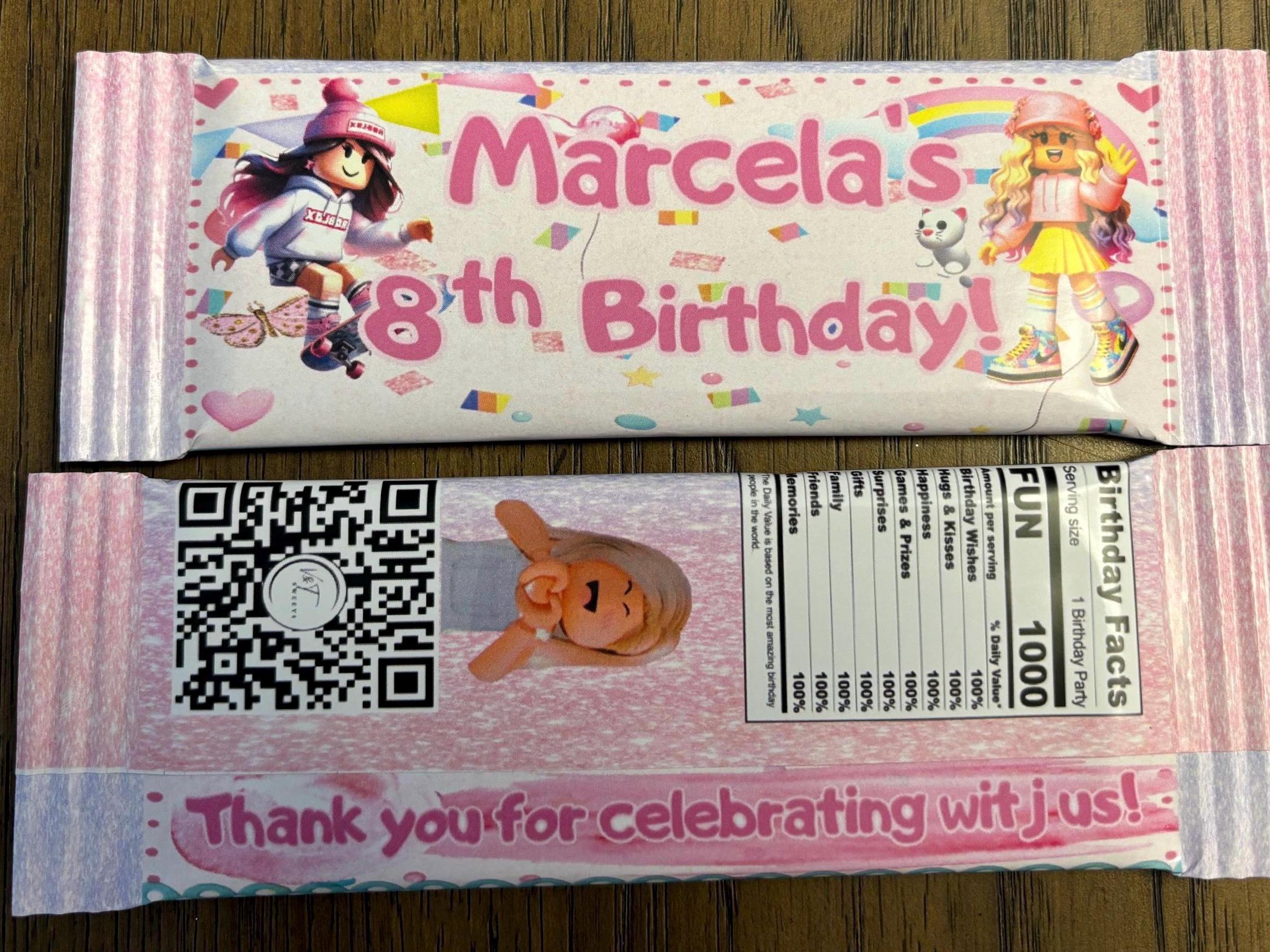 Custom Party Favors, Hershey’s Bar Custom Chocolate Bar Labels.