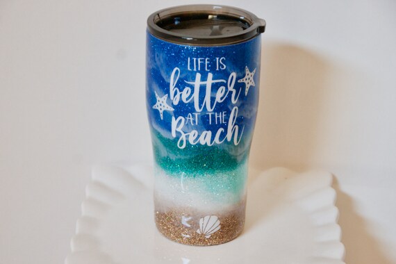 custom tumblers glitter