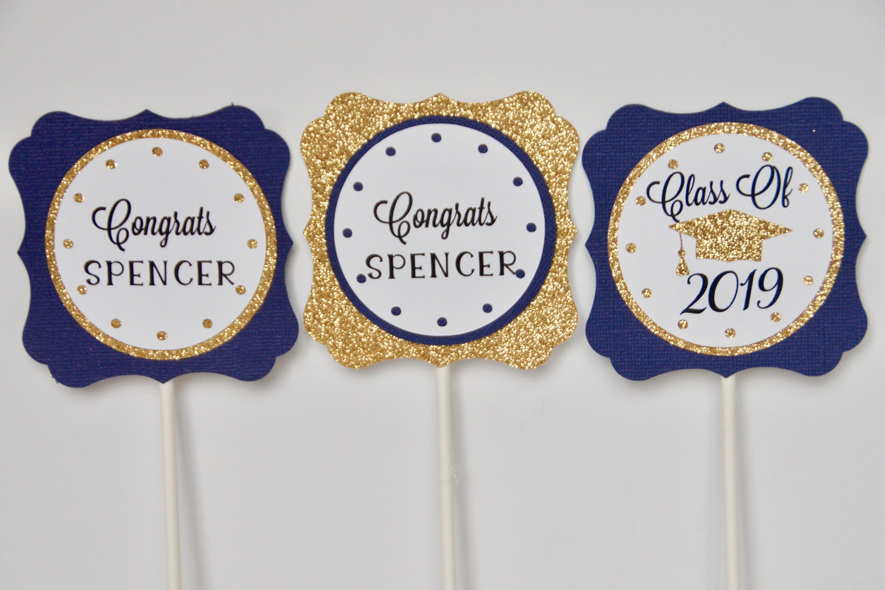 Graduation Cupcake Toppers Class of 2021 Graduation Decor | Etsy