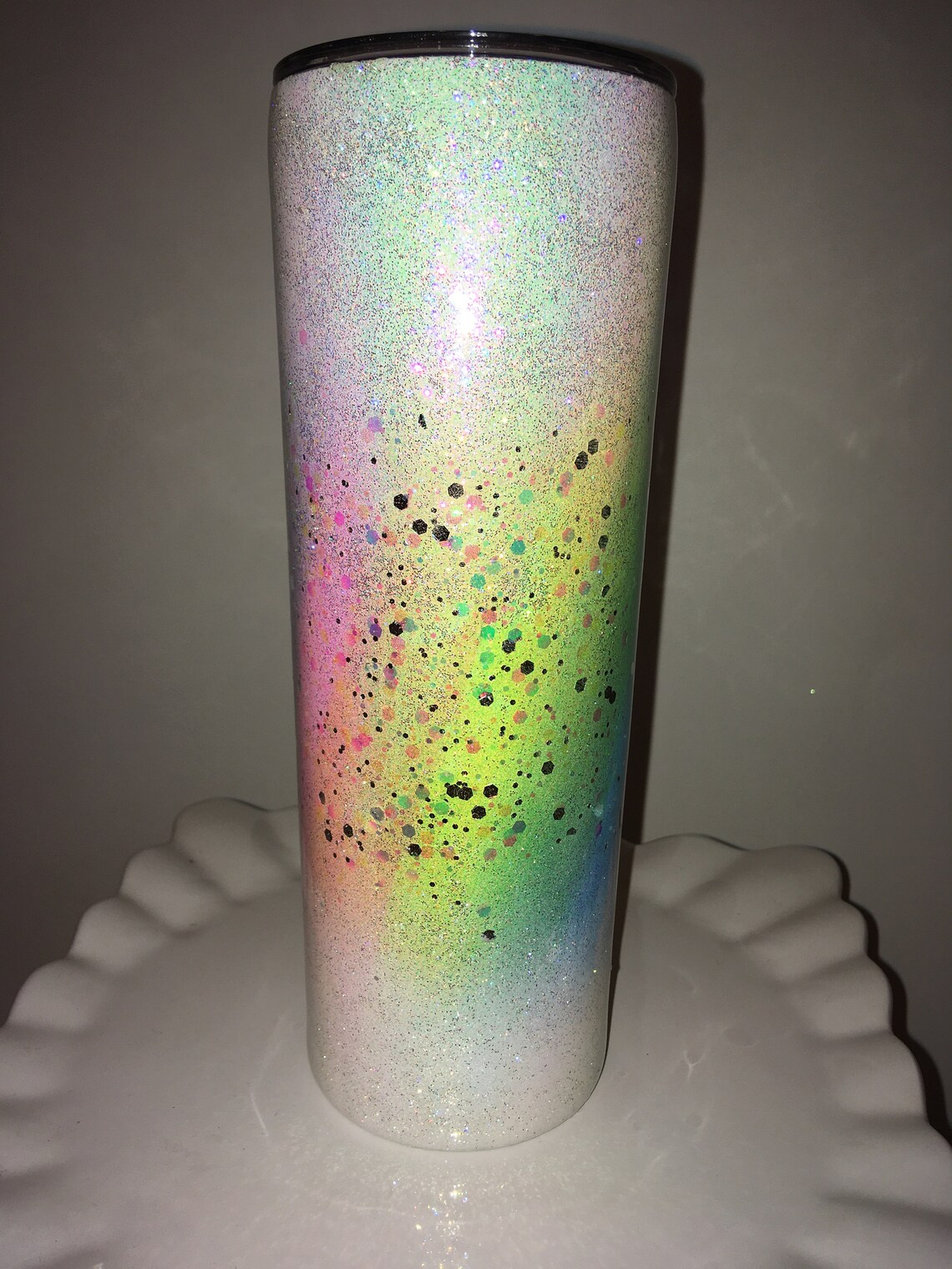 Unicorn Burst Glitter Tumbler Rainbow Burst Glitter Tumbler Etsy