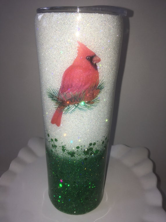 Cardinals Tumbler  Tumbler cups diy, Glitter cups, Glitter tumbler