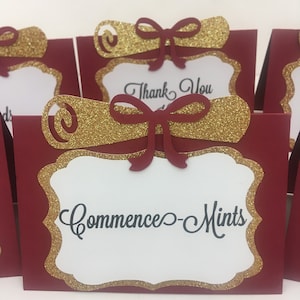 Graduation Food Labels: Custom Candy Buffet Cards