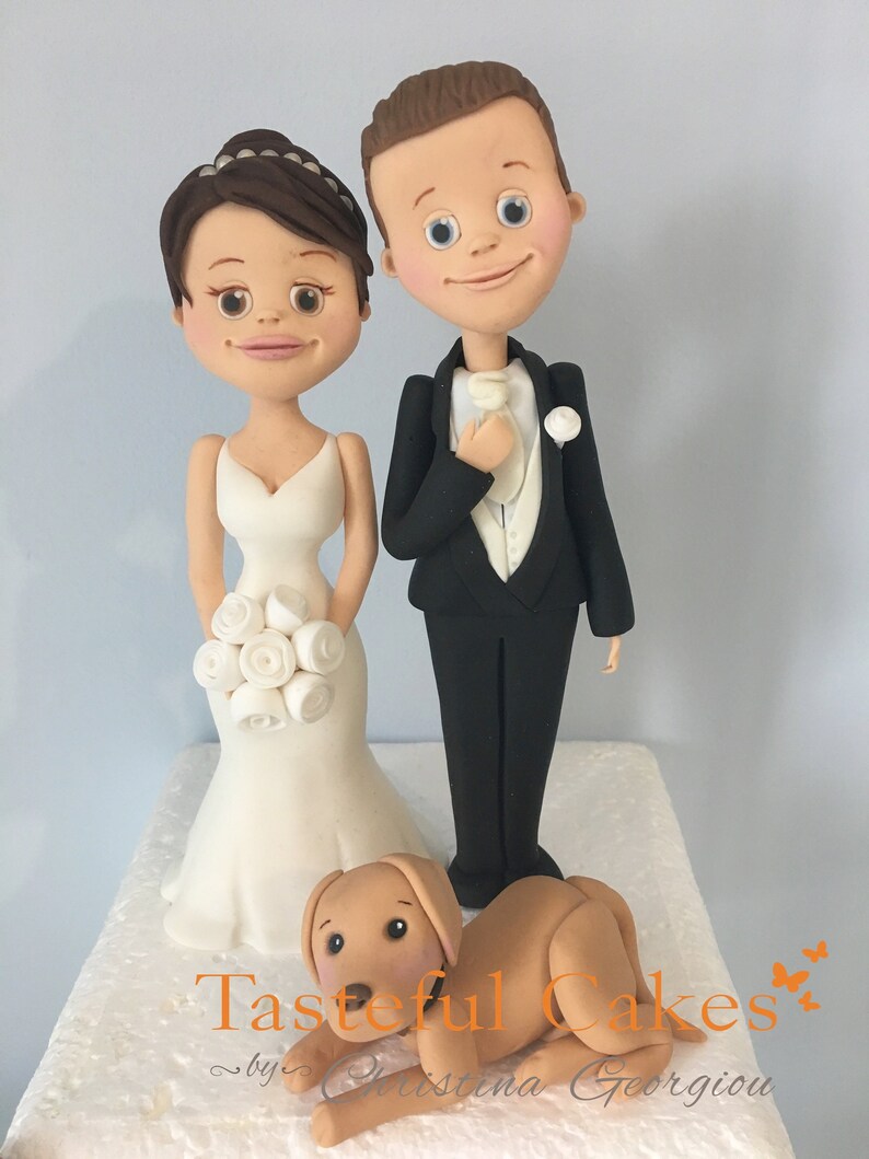 Handmade Wedding Cake Topper Custom Cake Topper Personalised Etsy
