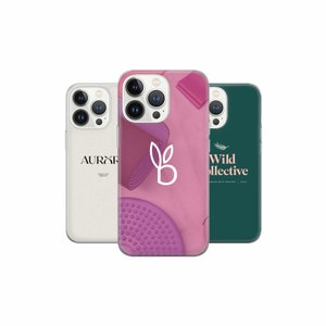 Company logo Custom design phone case for iPhone 15 14 13 12, Samsung S23 S22 A74 A54 A14, Pixel 8 Pro 7A