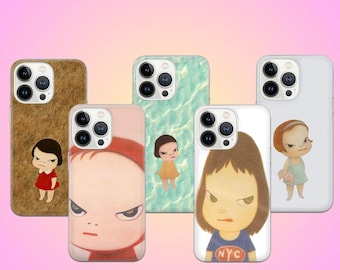 YOSHITOMO Nara Art: Protective TPU Gel phone case for iphone, Samsung, Pixel  for new  iphone 17, Samsung S26, A26, A57, Pixel 10a