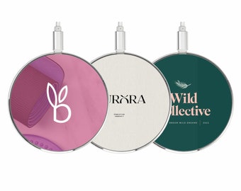 Cargador inalámbrico con logotipo personalizado