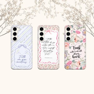 Gods faith Phone Case Christian Cover for Samsung Galaxy S24 FE  S25 Edge A26 A71 A56
