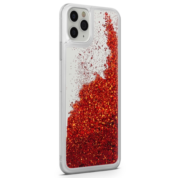 moordenaar Keer terug Hinder Clear Liquid Glitter Phone Case Gel Mobile Cover for Iphone - Etsy