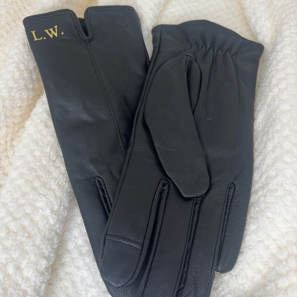 Personalised leather gloves | Ladies leather gloves