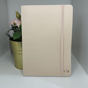 A5 hard back Note Book With Lined Sheets Personalised With any Initials Or Name