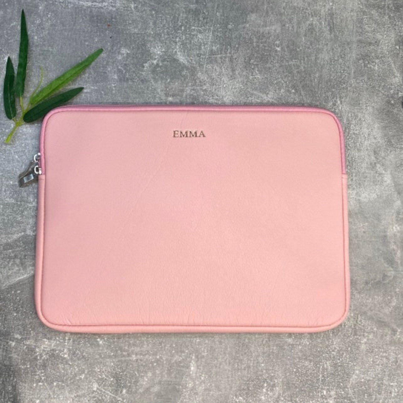 Pink Pu Leather Laptop Sleeve Laptop Case Personalised With - Etsy Ireland