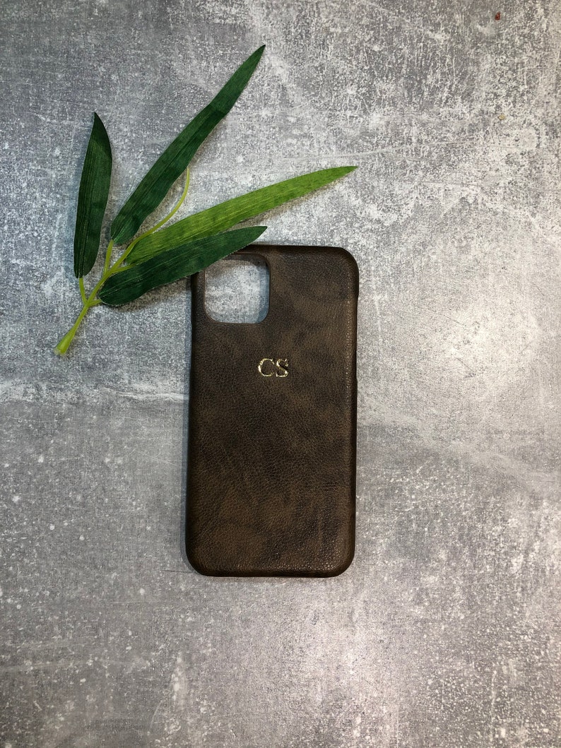 Iphone 11 Pro Max PU Leather Phone Case Personalised With Name Etsy UK